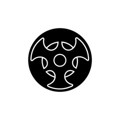 creative details Landmine icon Vector Illustration