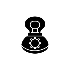 creative details Landmine icon Vector Illustration