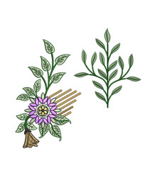 embroidery motif, use for printing, 