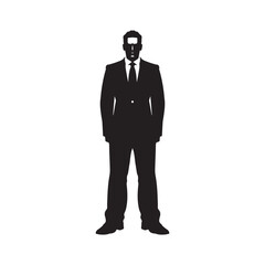 businessman in suit and tie