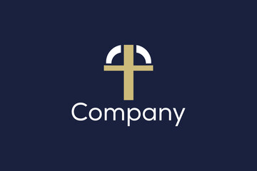 Obraz premium simple letter t logo icon vector design template concept