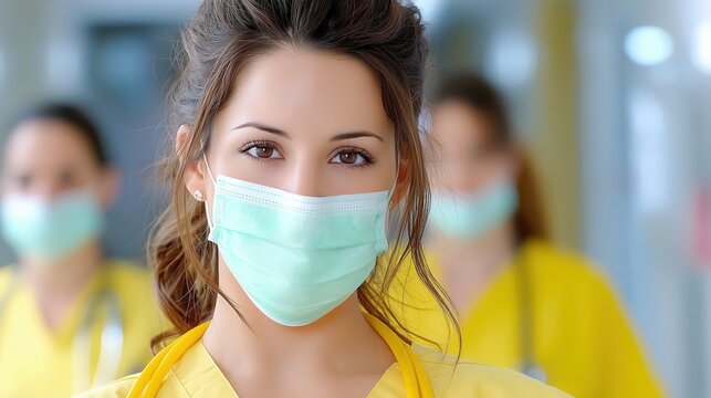 Masked Volunteers in Clinical Trial Setting During Health Pandemic