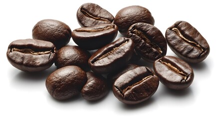 Obraz premium Close-up of coffee beans