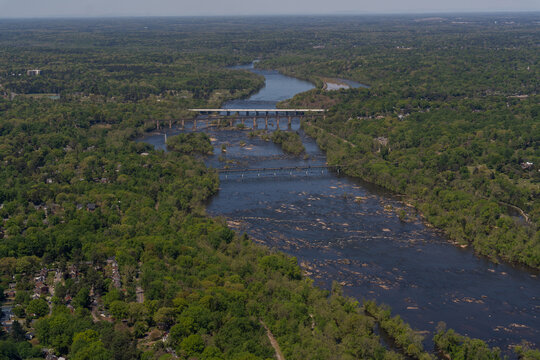 James River, Richmond, VA Aerial