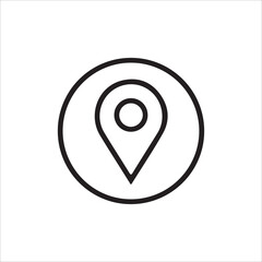 vector map pointer icon