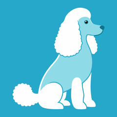 vector illustration of a cartoon dog