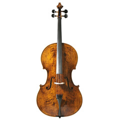 Obraz premium Rare antique cello crafted from exquisite wood with detailed craftsmanship displayed in a well-lit setting
