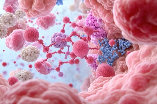 The structure and function of ribosomes in protein synthesis inside the cell