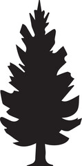 Fototapeta premium tree silhouette Vector | Minimalist & Trendy tree Silhouette Design | Unique & Stylish tree Artwork for Vector design