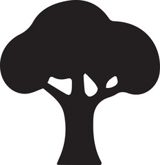 tree silhouette Vector | Minimalist & Trendy tree Silhouette Design | Unique & Stylish tree Artwork for Vector design