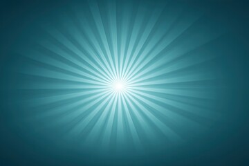 Obraz premium Radiant Turquoise Burst An Abstract Expression of Light and Energy in Tranquility.