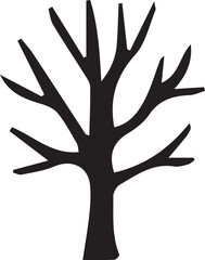 tree silhouette Vector | Minimalist & Trendy tree Silhouette Design | Unique & Stylish tree Artwork for Vector design
