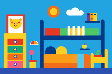 living room with a window