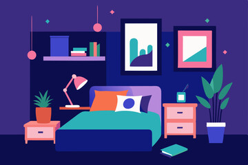 living room interior with sofa