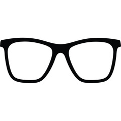 Fototapeta premium Bold rectangular eyeglass frames provide modern, minimalist style for anyone needing corrective lenses today