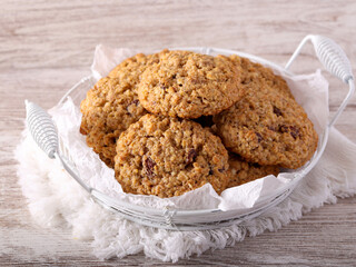 homemade oat wholemeal cookies