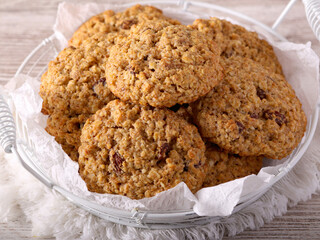homemade oat wholemeal cookies
