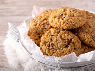 homemade oat wholemeal cookies