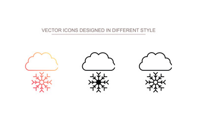Cool icon design with white background stock illustration