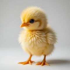 Fototapeta premium baby chicken isolated on white