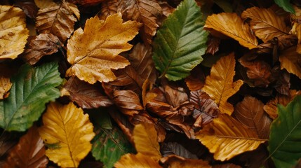 Colorful autumn leaves