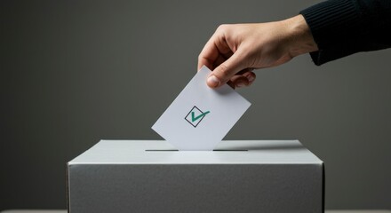 Hand placing ballot in box (1)