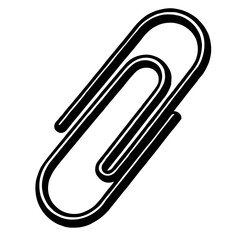 Obraz premium Paper Clip: Classic Office & Document Management Icon