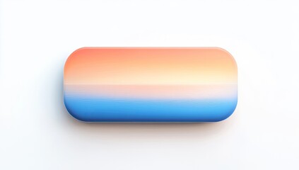 Oval case with sunset gradient