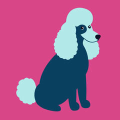 vector illustration of a dog
