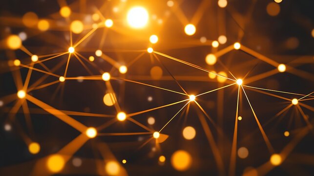 Abstract network of connected points (7)