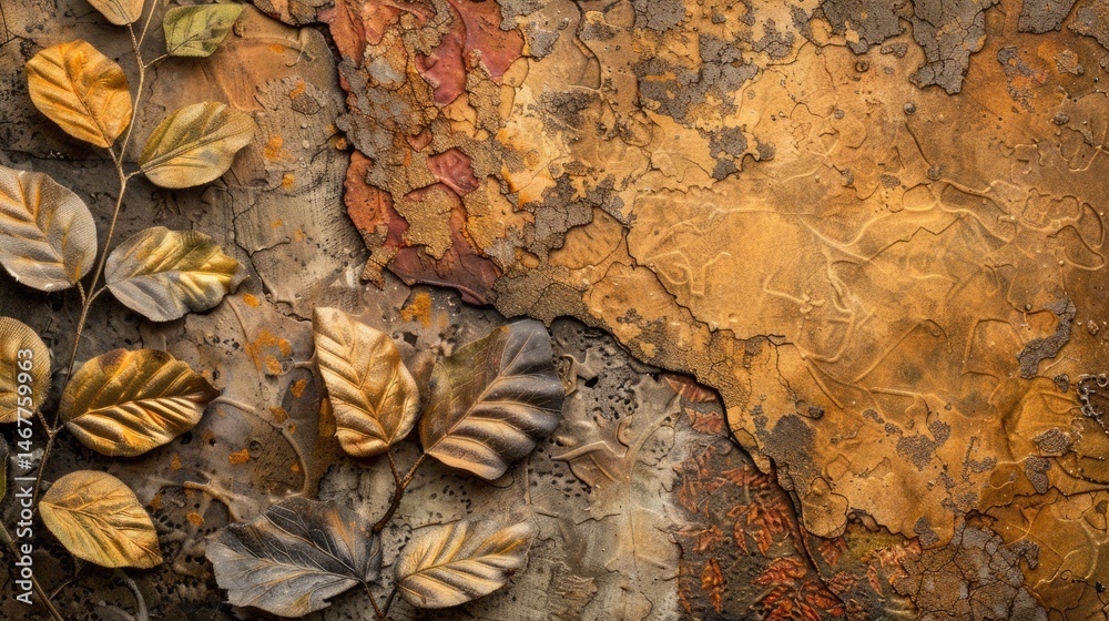 Poster abstract rustic color and shape on surface express nature style texture. seamless pattern rough vivi