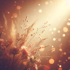 Obraz premium Warm Light Leak Glow