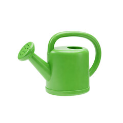 green plastic toy watering can