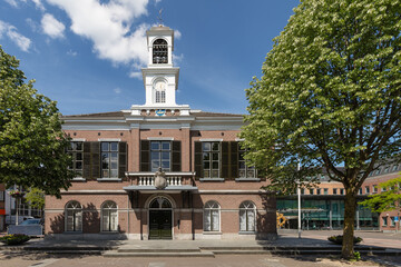 Old Town Hall in the center of the Dutch town of Barneveld.