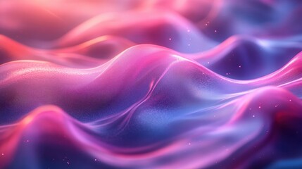 Obraz premium Subtle light on smooth flowing waves