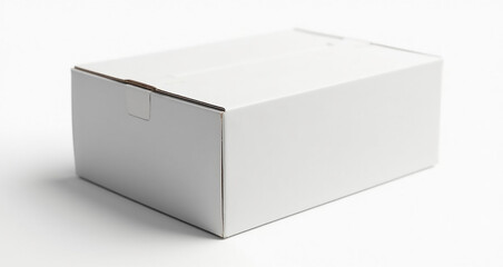 white cardboard box