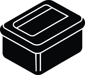 Bento Box Icon Vector Illustration