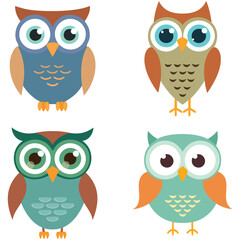 set of owls