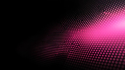 Fototapeta premium Abstract pink dots on dark background