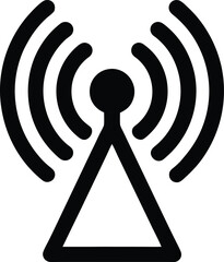 network signal bars icon vector illustration