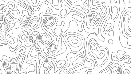 Fototapeta premium Topographic Contour Map Background. Abstract Vector Wave Grid With Mountain Relief. This Title Retains The Essential Keywords (Topographic, Vector, Contour, Map, Wave, Mountain) 