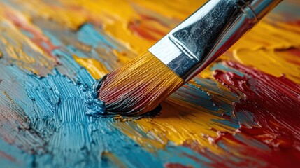 Fototapeta premium abstract vivid oil strokes