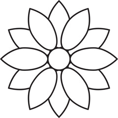 Flower Outline
