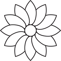 Flower Outline
