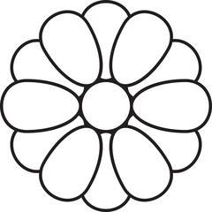Flower Outline