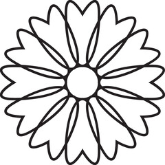 Flower Outline