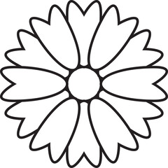 Flower Outline