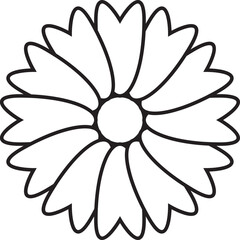 Flower Outline