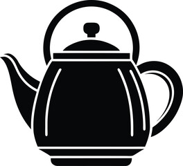 Obraz premium Tea Kettle Icon Vector Illustration