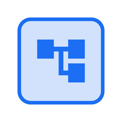 Account Tree Filled Icon